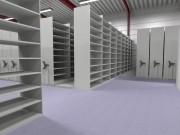Rayonnage mobile d'archivage