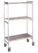 Rayonnage mobile inox