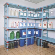 Rayonnage plastique modulaire