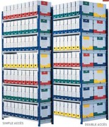 Rayonnage d'archives modulable - 7 niveaux  - 180 kg par tablette