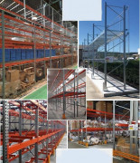 Rayonnage lourd pour palettes - H. de 1650 à 11 400 mm - L. de 1350 à 4000 mm - P. de 650 à 1500 mm