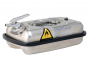 Jerrican dé sécurité inox pour produits inflammables