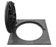 Regard carré avec cadre apparent articulé D 400