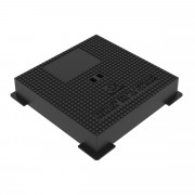 Regard hydraulique en fonte D-400 - H.75 à 103 mm - 420 x 420 à 1110 x 1110 mm