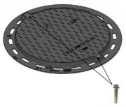 Regard pour trottoir rond B 125