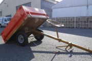 Remorque agricole pour tondeuse et motoculteur