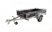 Remorque agricole routière en bois et galvanisée - PTAC : 500 à 750 kg - Caisse basculante ou non