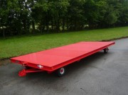 Remorque plateau 2 essieux - Capacité 2,5 tonnes - Dim. 6000 x 2600 mm