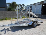 Remorque plateau pour barnum sur-mesure