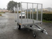 Remorque plateau pour tables et bancs sur-mesure