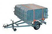 Remorque porte barrières - 40 barrières 2 m ou 38 barrières 2,5 m