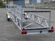 Remorque pour transport dragon boat sur-mesure