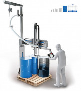 Remplisseuse semi-automatique pour fûts et IBC - Remplissage de 60 à 1000 L