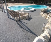 Résine pour moquette de pierre