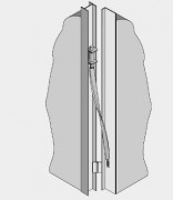 Ressort de Torsion en acier pour fermeture porte battante ascenseur - Pour la fermeture d'une porte battante d'ascenseur