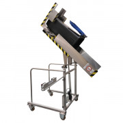 Videur retourneur de poubelle - Charge maximale : 80 kg - Angle de rotation : 135°