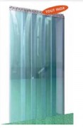 Rideau à lanières PVC souple grand froid