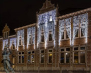 Rideau lumineux blanc froid fixe