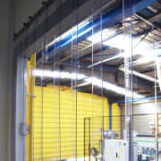 Rideaux à faible accès en pvc à température ambiante