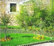 Rondin de bois pour bordure