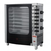 Rôtissoire professionnelle électrique ou à gaz - 7 broches