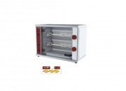 Rôtissoire à gaz - 3 ou 4 broches - Capacité de 9 à 20 poulets