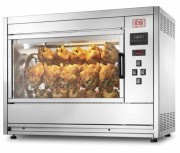 Rôtissoire électrique 4.9 à 6.7 kW - 4 broches - Capacité de 16 à 20 poulets