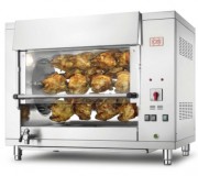 Rôtissoire planétaire électrique 7.7 kW - 5 broches - Capacité 20 poulets
