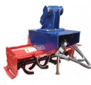 Rotovator sur tracteur et mini pelle