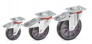 Roue pivotante TPE-ESD 125 mm