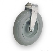 Roue pleine alvéolée pour chariot-brancard