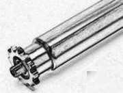 Rouleau avec cylindre en acier, roulement à billes de précision et une roue dentée - Série RT2 EKR