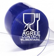Rouleau pvc souple contact alimentaire
