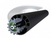 Rouleaux coniques commandés