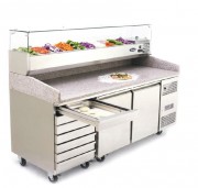 Saladette réfrigérée à 2 portes