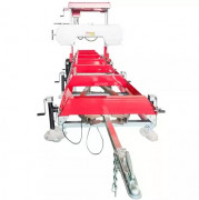 Scie à grumes sur remorque - Longueur de coupe : 4794 mm - Capacité : ø800 mm