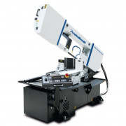 Scie à ruban semi-automatique à archet pivotant