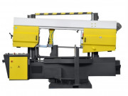 Scie à ruban semi automatique à deux colonnes