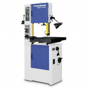 Scie à ruban verticale avec table à avance électrique