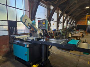 Scie semi-automatique - Pour couper différents métaux, tubes, profilés, barres et solides en acier