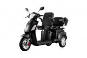 Scooter électrique PMR à 3 roues - 2 places - Vitesse 25 km/h - Autonomie 60 km