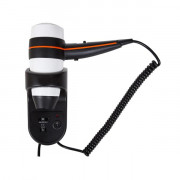 Séchoir à cheveux mural en ABS 1800 W argent