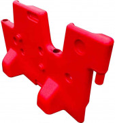 Séparateur de voie plastique