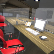 Séparateur latéral de bureau