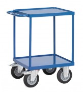 Servante d'atelier en acier - 2 plateaux - Charge 500 kg