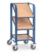 Servante d'atelier pour bacs avec 3 plateaux - Charge 250 kg