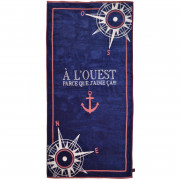 Serviette coton avec motif