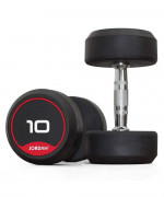 Set de 12 paires d'haltères monobloc en caoutchouc - De 2,5 kg à 30 kg