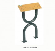 Siège assis debout urbain