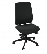 Siège de bureau ergonomique réglable - Dossier haut 4 positions - 5 branches